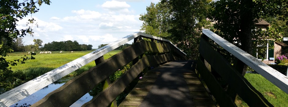 De beroemde bruggetjes zijn op 5 minuten lopen vanaf onze voordeur